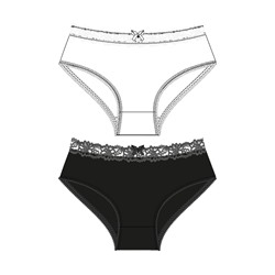 Трусы для девочки, 2 шт в комплекте