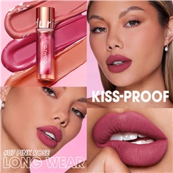 Матовая губная помада O.TWO.O New Trending Lip Gloss Marbling Water Proof Matt Finish Lip Stick № 6 Wild Berry