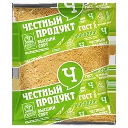 Честный Продукт Макароны ВЕРМИШЕЛЬ ТОНКАЯ гр.В в/с 400гр