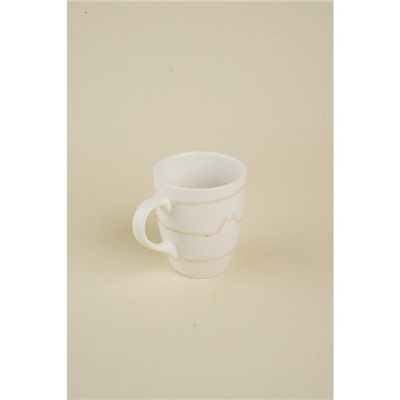 Кружки SL Home «Гато», 350 мл, набор 2 шт., фарфор, белые