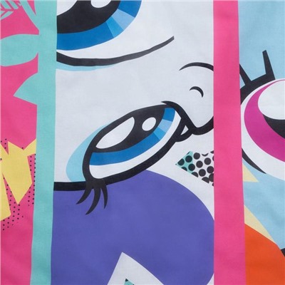 Постельное бельё 1.5 сп Pony girl, 143×215 см, 150×214 см, 50×70 см-1 шт., хлопок 100%, поплин