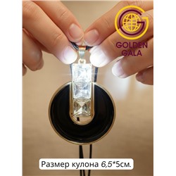 Кулон на кожаном шнурке "Женская грация" Арт КШ2130/27