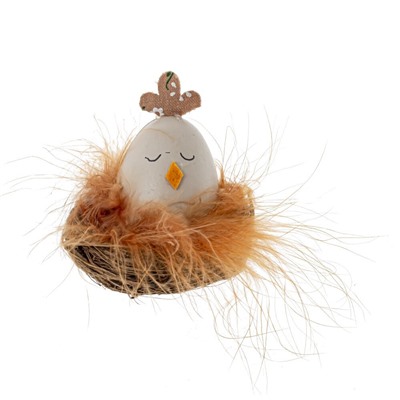 GAEM Изделие декоративное "Гнездо пасхальное", L7 W7 H7 см, 2в.