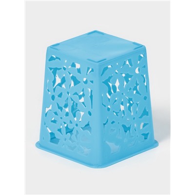 Корзина для хранения «Цветы», пластик, 9×9×10 см, МИКС