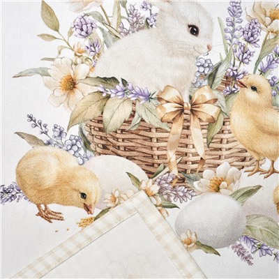 НАБОР САЛФЕТОК 2 ШТ "ЛАВАНДОВАЯ ВЕСНА" 40Х40СМ, СЕРЫЙ, 100% ХЛОПОК, ТВИЛ