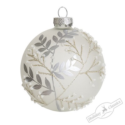 Шар "Мирабелла" матовый (стекло) 8 см