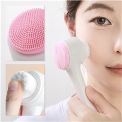 Двусторонняя щетка-массажер для умывания лица