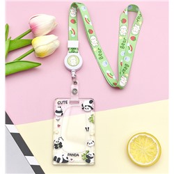 Футляр для карт на ленте "Cute panda"