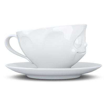 Чайная пара Happy, 200 мл, белая