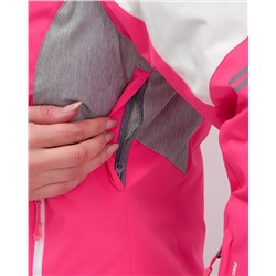 Горнолыжный костюм женский зимний УЦЕНКА розового цвета 02810R
