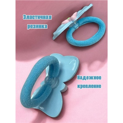 Набор детских резинок для волос (бантики) РД 17 (5 пар/10 штук)