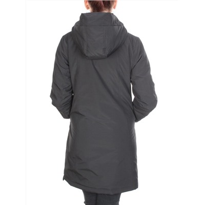21-60 BLACK Куртка демисезонная женская AKiDSEFRS (100 гр.синтепона)