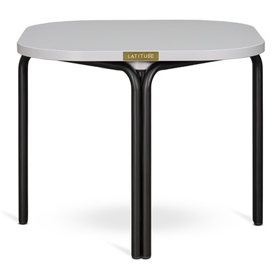 Столик кофейный Ror, 50х50 см, черный/серый