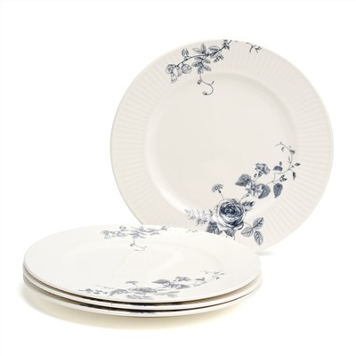 НАБОР ТАРЕЛОК ЗАКУСОЧНЫХ LEFARD "BLUE GARDEN" 4 ШТ. 20 СМ