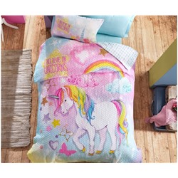 Детский КПБ со Стеганным Пододеяльником Ранфорс Junior - cotton box