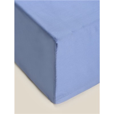 Простыня на резинке SL Home Modal 140×200+30 см, синяя