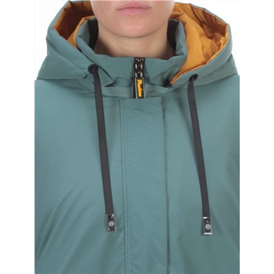 22-908 GRAY/GREEN Куртка демисезонная женская (100 гр. синтепон) PLOOEPLOO