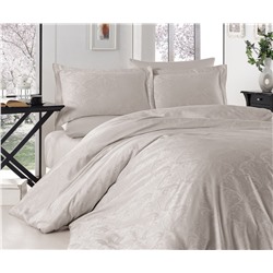 Сатиновое Постельное Белье Евро 2 сп. JACQUARD SATEN First Choice