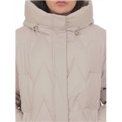 2404 BEIGE Куртка зимняя женская (200 гр. холлофайбер)