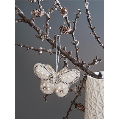 Набор елочных украшений Christmas pearls из коллекции New Year Essential, 4 шт.