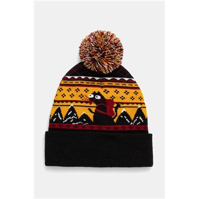 Czapka męska beanie wzorzysta  kolor multicolor