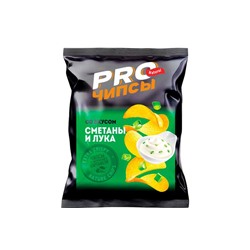 «PRO-Чипсы», чипсы со вкусом сметаны и лука, произведены из свежего картофеля, 150 г