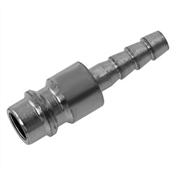 Ниппель универсальный быстросъемный ("папа") 1/4, со штуцером "елка" под шланг 6 мм, 2 шт, Stels