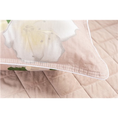 Подушка "Лебяжий пух" поплин леб.пух, атл.кант,отстрочка,лента,сумка(Н)