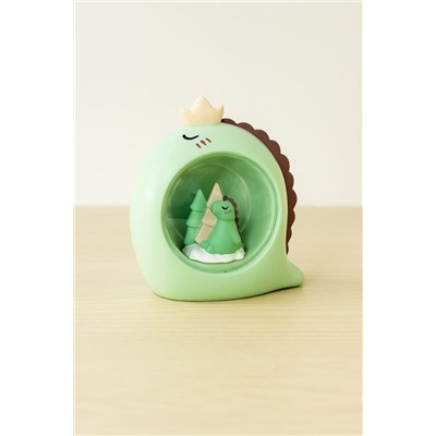 Ночник "Sleeping dino ball", green (11 см), пластик