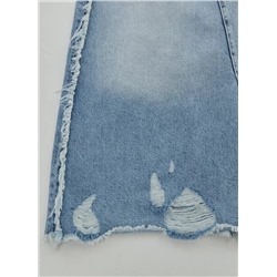 Женская юбка джинсовая с разрезом CRACPOT