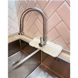 Коврик для раковины силиконовый на кран и смеситель, 32х12см. 228.6073135