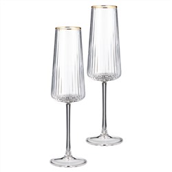 НАБОР БОКАЛОВ ДЛЯ ШАМПАНСКОГО "PERFO" ИЗ 2 ШТ. 250 МЛ