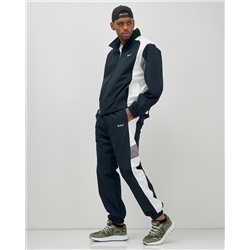 Спортивный костюм мужской весна-лето темно-синего цвета 25710TS