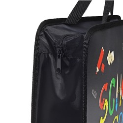 Папка с ручками А4, 330 х 260 х 75 мм, пластиковая, ручки-тесьма, Calligrata School, МИКС