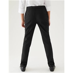 Girls' Super Skinny Zip School Trousers (2-18 Yrs)