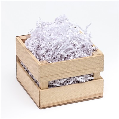 Наполнитель бумажный для подарков, белый, 100 г