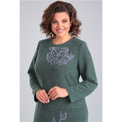 Платье Galereja 713 зеленый