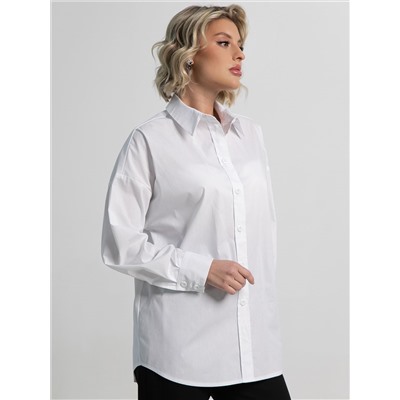 Рубашка хлопковая Рина (белая) Б15260-53М