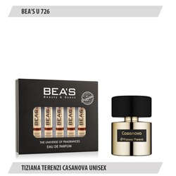 Парфюмерный набор BEAS Tiziana Terenzi Casanova Unisex 5*5 ml U726, Парфюмерный набор Beas U726 создан по мотивам аромата Tiziana Terenzi Casanova