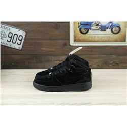 Зимние Nike Air Force из натуральной замши