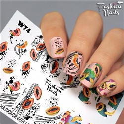 Fashion Nails, Слайдер-дизайн W74