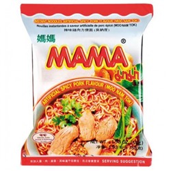 Лапша быстрого приготовления со вкусом мясного салата Mama