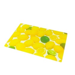 Доска разделочная SWEET Home № 43 стекло Лимоны 20*30см (24) оптом