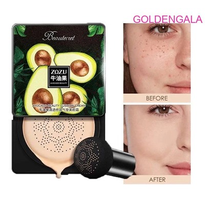 Кушон тональный крем с экстрактом авокадо ZOZU Beautecret тон 1 натуральный