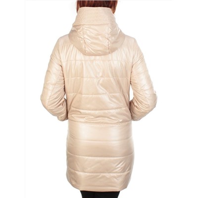 167 BEIGE Куртка демисезонная женская ROVITHI (100 гр.синтепона)