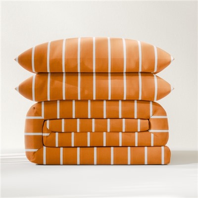 Постельное бельё Этель Евро Mustard stripes 200х217см, 220х240см, 70х70см-2 шт, 100% хлопок,поплин