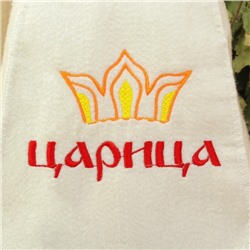 Шапка для бани и сауны «Царица», полиэфир 70%, шерсть 30%, «Добропаровъ»