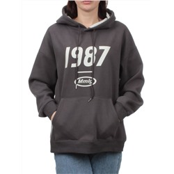 PG-I990I-2313 DK. GRAY Худи женское (90% хлопок, 10% полиэстер)