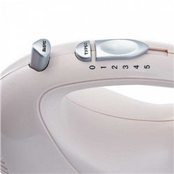 Миксер электрический 400 Вт DELTA LUX DL-5068 розовый