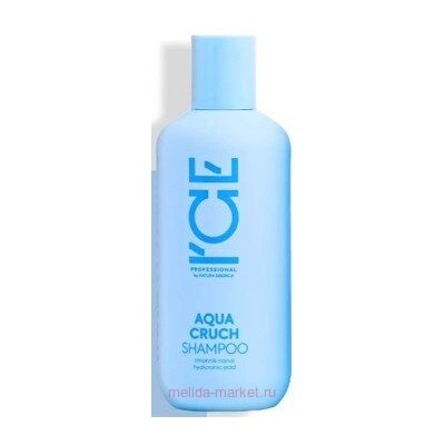 ICE BY NATURA SIBERICA Шампунь для волос Увлажняющий Aqua Cruch 250 мл